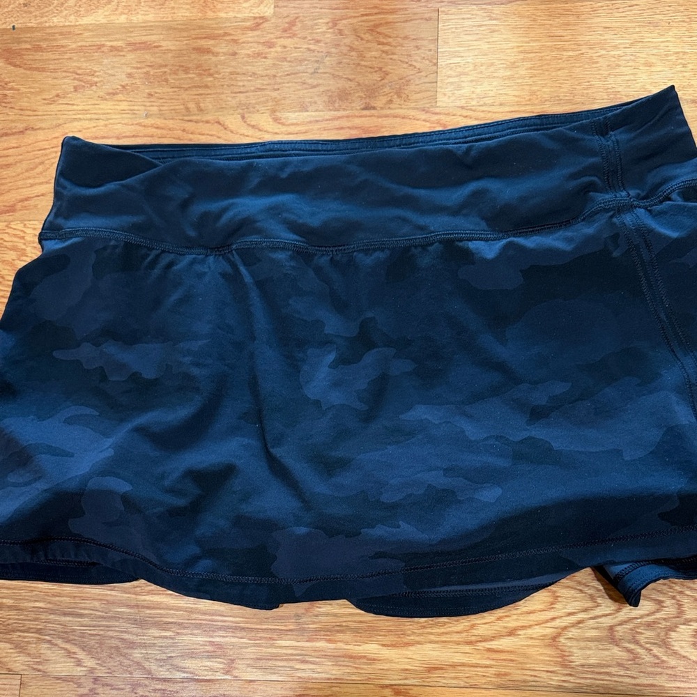 lululemon athletica Black Camo Skort